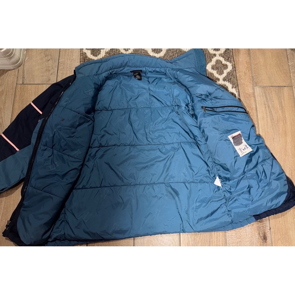Vtg Patagonia Kids (12) Insulated Winter Jacket Blue Navy Ski Snow Coat Full Zip - Picture 4 of 7